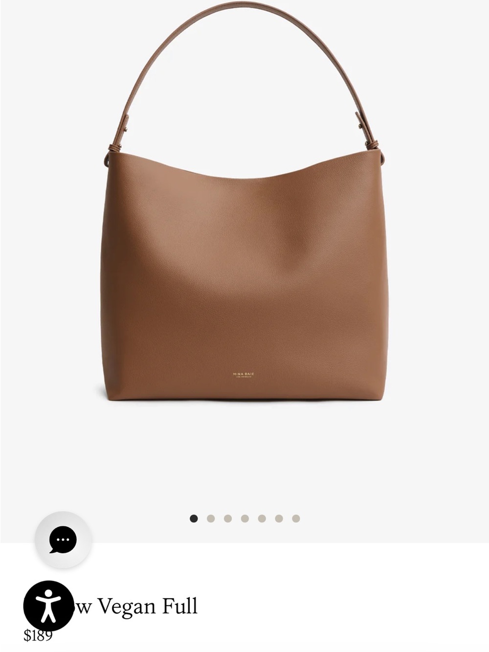 Mina Baie Harlow Vegan Full Bag in Terra